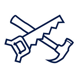 Saw and Hammer Icon
